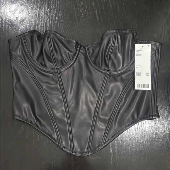 Urban Outfitters Tops - Urban Outfitters Black Corset Top (new with tags)